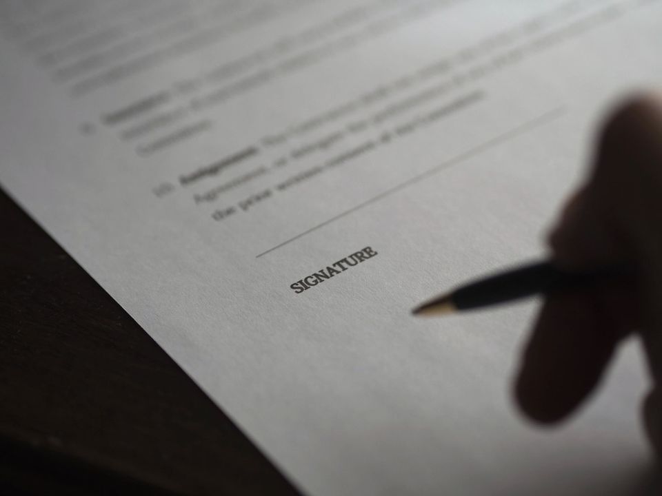 Firma de una hipoteca
